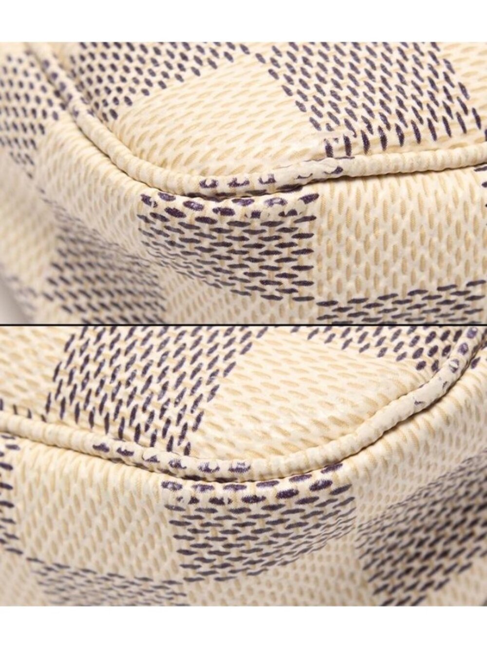 Louis Vuitton Handbag Pochette Pouch Damier Azur - Picture 7 of 10